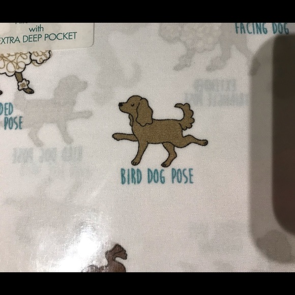 Yoga Dog Poses QUEEN Sheets French Boston Terrier - Picture 3 of 7